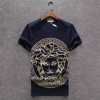 versace jeans tshirt imprime new logo big blue